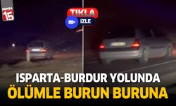 Isparta-Burdur Yolunda Ölümle Burun Buruna