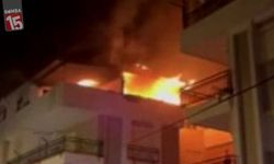 Antalya’da Apartmanın Çatı Katında Yangın