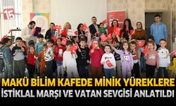 MAKÜ Bilim Kafe’de Minik Yüreklere İstiklal Marşı ve Vatan Sevgisi Anlatıldı