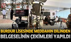 Burdur Lisesinde Meddahın Dilinden Belgeselinin Çekimleri Yapıldı