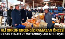 Ali Orkun Ercengiz Ramazan Bayramı Öncesi Pazar Esnafı ve Vatandaşlarla Buluştu