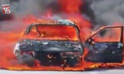 Afyon’da Talihsiz Olay: 5 Saat Önce Satın Aldığı Otomobil Alevlere Teslim Oldu