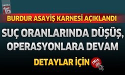 Burdur Asayiş Karnesi Açıkladı: Suç Oranlarında Düşüş, Operasyonlara Devam