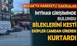 İntihar Girişiminde Bulundu Bileklerini Kesti Ekipler Camdan Girerek Kurtardı