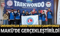 Üniversiteler Arası Tekvando Şampiyonası MAKÜ’de Gerçekleştirildi