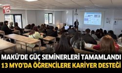 MAKÜ’de GÜÇ Seminerleri Tamamlandı: 13 MYO’da Öğrencilere Kariyer Desteği