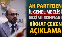 AK Parti’den İl Genel Meclisi Seçimi Sonrası Dikkat Çeken Açıklama