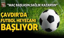 Çavdır Kaymakamlığı Futbol Turnuvası Başlıyor