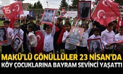 MAKÜ’lü Gönüllüler 23 Nisan’da Köy Çocuklarına Bayram Sevinci Yaşattı