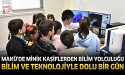 MAKÜ’de Minik Kâşiflerden Bilim Yolculuğu Bilim ve Teknolojiyle Dolu Bir Gün