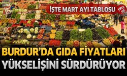 Burdur'da Gıda Fiyatları Yükselişini Sürdürüyor