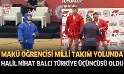 MAKÜ’lü Sporcu Halil Cihat Balcı Türkiye Üçüncüsü Oldu