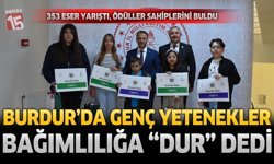 Burdur'da Genç Yetenekler Bağımlılığa "Dur" Dedi: 353 Eser Yarıştı, Ödüller Sahiplerini Buldu
