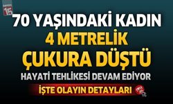 Burdur’da 70 Yaşındaki Kadın 4 Metrelik Boşluğa Düştü! Durumu Ağır
