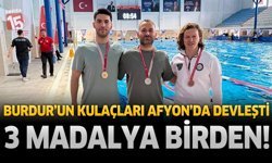 Burdur’un Kulaçları Afyon’da Devleşti: 3 Madalya Birden!