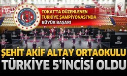 Şehit Akif Altay Ortaokulu Türkiye 5’incisi Oldu