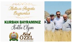 Bucak Ziraat Odası Başkanı Bilal Özel'den Kurban Bayramı Mesajı