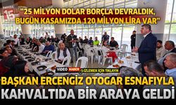 Başkan Ercengiz Otogar Esnafıyla Kahvaltıda Bir Araya Geldi