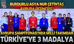 U15 Avrupa Güreş Şampiyonası’nda Türkiye’ye 3 Madalya, Burdur’a Gurur