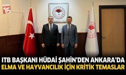 ITB Başkanı Hüdai Şahin’den Ankara’da Elma ve Hayvancılık İçin Kritik Temaslar