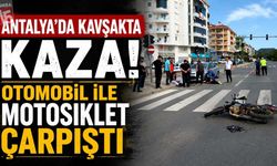 Antalya’da Kavşakta Kaza: Otomobil ile Motosiklet Çarpıştı