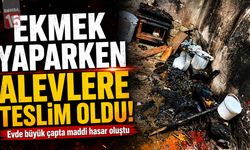 Isparta’da Ekmek Yapılan Evde Yangın Paniği