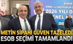 Metin Sipahi Güven Tazeledi: ESOB Seçimi Tamamlandı