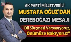 AK Partili Oğuz’dan Dereboğazı Mesajı: “Dil Sürçmesi Varsayıyoruz, Önümüze Bakıyoruz”