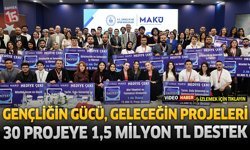 MAKÜ Ev Sahipliğinde Düzenlenen ÜNİFEST’te 30 Gençlik Projesine 1,5 Milyon TL Destek