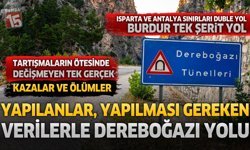 Dereboğazı Yolunda Önlemler Yetmiyor, Kalıcı Çözüm Belli