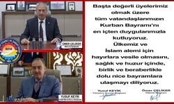 BUTSO Başkanı Yusuf Keyik ve Meclis Başkanı Ömer Çeliker'den Kurban Bayramı Tebriği