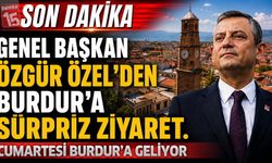 Özgür Özel Cumartesi Günü Burdur’a Geliyor