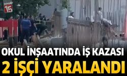 Komşu'da Okul İnşaatında İş Kazası: 2 İşçi Yaralandı