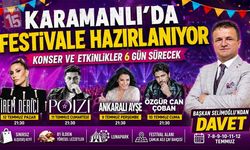 Karamanlı'da yapılacak festival programı ve sanatçılar belli oldu