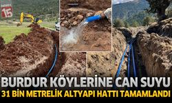 Burdur Köylerine Can Suyu: İçme Suyu ve Sulama Hatları Yenilendi