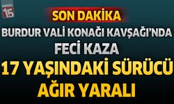 Burdur’da Midibüs ile Motosiklet Çarpıştı: 17 Yaşındaki Genç Ağır Yaralandı