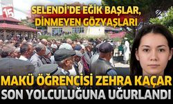 Selendi’de Eğik Başlar, Dinmeyen Gözyaşları: MAKÜ Öğrencisi Zehra Kaçar Son Yolculuğuna Uğurlandı