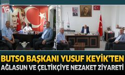 BUTSO Başkanı Yusuf Keyik’ten Ağlasun ve Çeltikçi’ye Nezaket Ziyareti