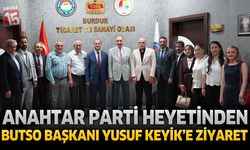 Anahtar Parti Heyetinden BUTSO Başkanı Yusuf Keyik’e Ziyaret