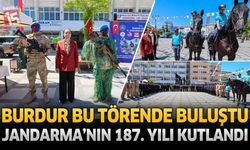 Burdur’da Jandarma Teşkilatının 187. Kuruluş Yıl Dönümü Coşkuyla Kutlandı
