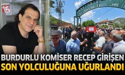 Burdurlu Komiser Recep Girişen Son Yolculuğuna Uğurlandı