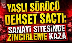 Yaşlı Sürücü Dehşet Saçtı: Sanayi Sitesinde Zincirleme Kaza