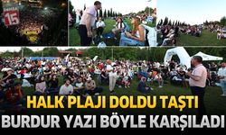 Burdur’da Yaz Coşkusu Halk Plajı’nda Yaşandı
