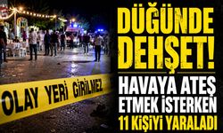 Düğünde Korku Dolu Anlar: 11 Kişi Hastanelik Oldu