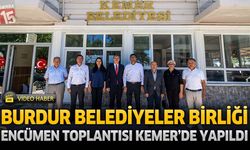 Burdur Belediyeler Birliği Encümen Toplantısı Kemer'de Yapıldı