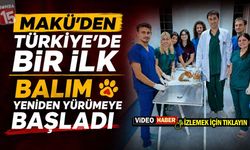 MAKÜ’den Türkiye’de Bir İlk: 3 Boyutlu Protezle Balım Yeniden Yürümeye Başladı