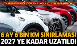 6 Ay 6 Bin Kilometre Kuralı 2027’ye Kadar Uzatıldı