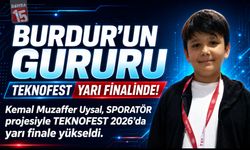 Burdur’un Gururu TEKNOFEST Yarı Finalinde