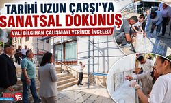 Tarihi Uzun Çarşı'ya Sanat Dokunuşu: Mozaik Çalışması Başladı