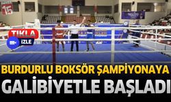 Burdurlu Boksör İsmail Yılmaz’dan Şampiyonaya Galibiyetle Başlangıç